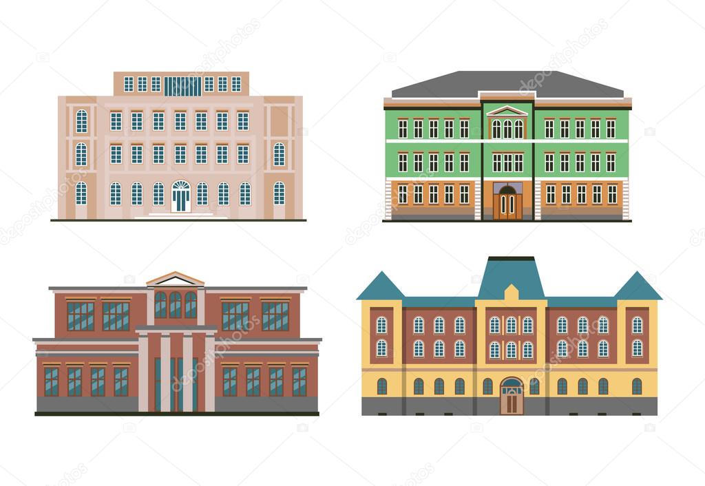 Flat Historical Buildings