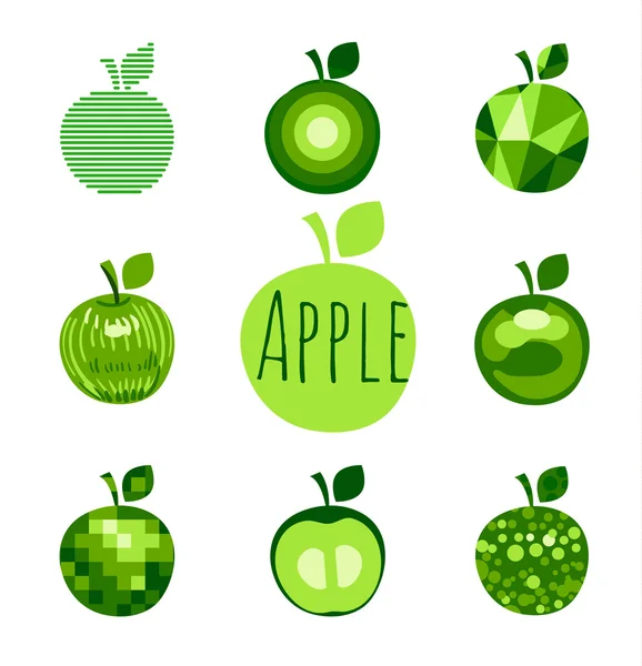 Apple sign — Stock Vector