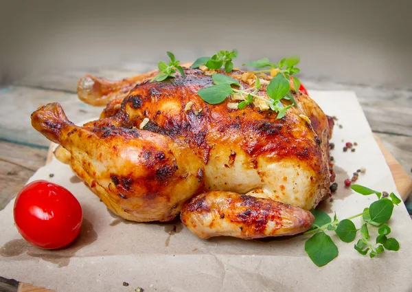 Whole Roasted Chicken — Stock Photo, Image