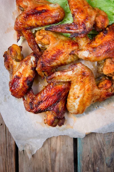 Grilled chicken wings — Stock Photo, Image