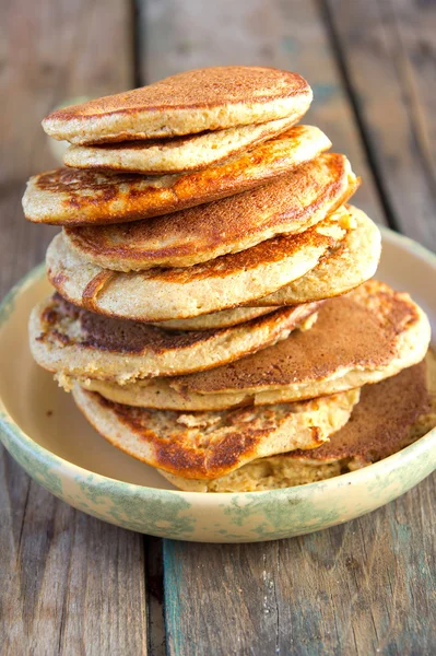 Oat bran pancakes — Stock Photo, Image