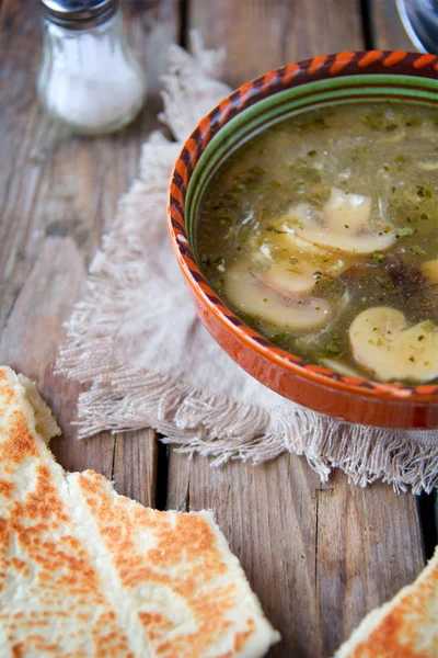 Sopa de cogumelos — Fotografia de Stock