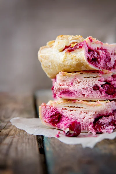 Cake with cottage cheese — Stock Photo, Image