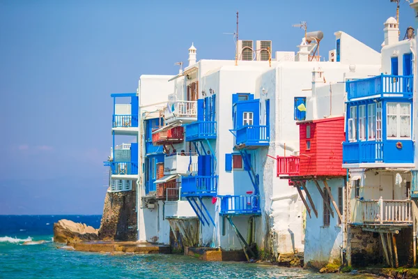 리틀 베니스 미코노스 아일랜드 그리스, Cyclades에서에서 가장 인기 있는 명소 — 스톡 사진