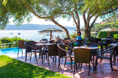 plaj açık boş kafe