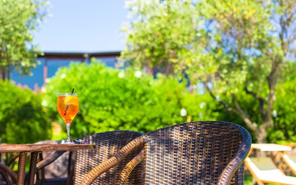 Buiten lege café op het strand — Stockfoto