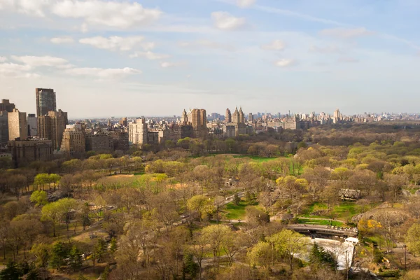 Central Park, Manhattan, New York'taki sonbahar görünümü — Stok fotoğraf