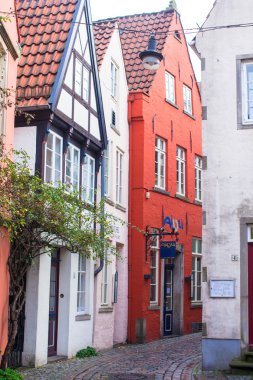 Bremen, Almanya'nın kentin eski sokaklar