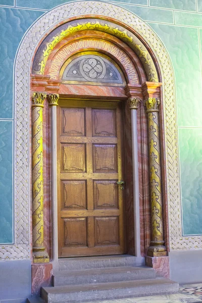 Färgglada dörr i gamla Bremen, Tyskland — Stockfoto