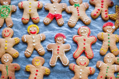 Sır Noel için erkeklerle ham gingerbread