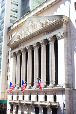 New York Stock Exchange in Manhattan Finance district