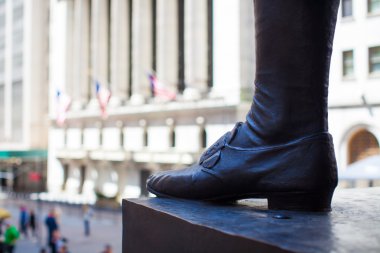 New York Menkul Kıymetler Borsası Manhattan finans bölgesinde