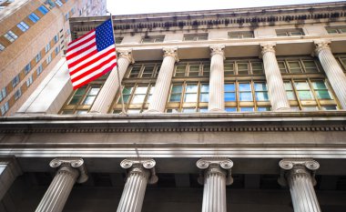 New York Stock Exchange in Manhattan Finance district