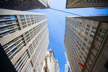 New york gökdelen görünümü yukarı doğru