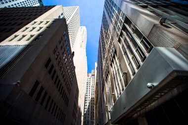 New york gökdelen görünümü yukarı doğru