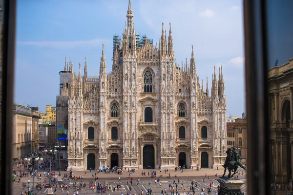 Piękny widok katedry Duomo, Mediolan, Włochy — Zdjęcie stockowe
