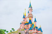 Nádherné kouzlo hrad princess v Disneylandu