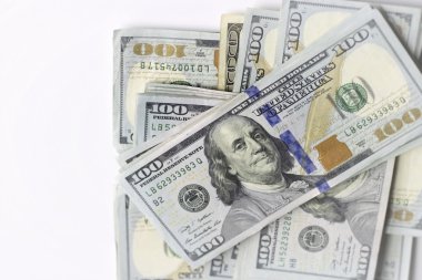 Para Amerikan yüz dolar faturaları arka plan 