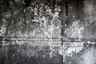 Beton duvar doku yıpranmış