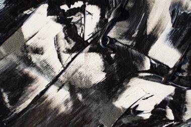 Grunge siyah beyaz fırça darbesi arka plan