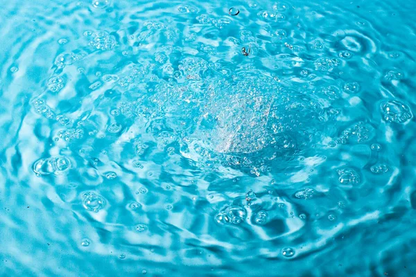 Splash Water Blue Background Abstract Wallpaper — Stock Photo, Image