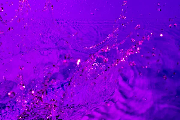 Splash Water Lilac Light Abstract Wallpaper — Stock Photo, Image