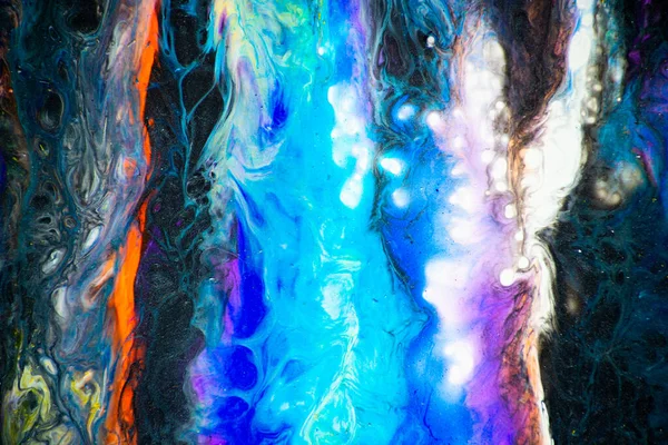 Bunter Hintergrund Kreativer Hintergrund Mit Handgemachten Abstrakten Acryl Oberflächenfarben Vertuschen — Stockfoto