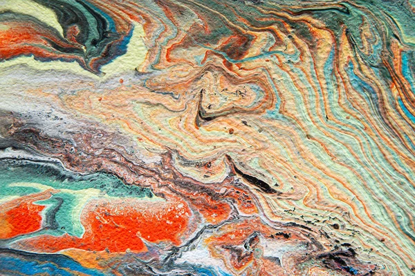 Textur Stil Flüssiger Kunst Abstrakter Hintergrund Mit Farbmischeffekt Flüssige Acrylfarbe Stockfoto