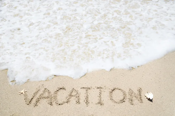 Vacation background on the beach — Stock Photo, Image