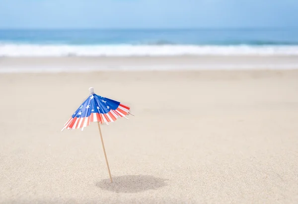 Fondo patriótico de Estados Unidos con estrellas de mar — Foto de Stock