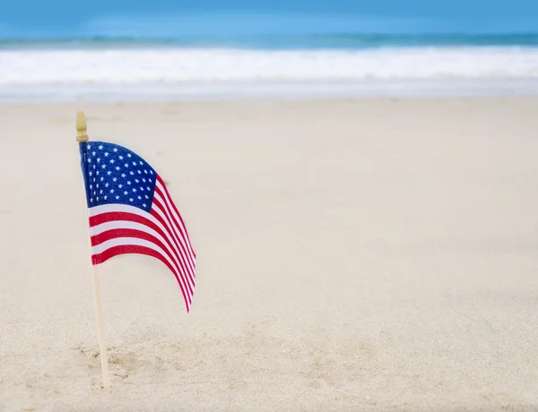 Патриотический фон США с американским флагом — стоковое фото