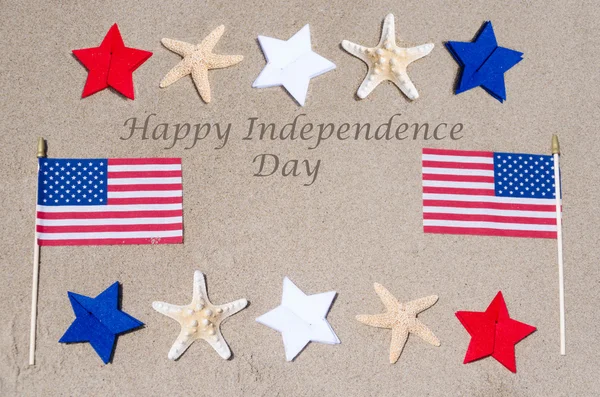 Щасливий день незалежності США фону — стокове фото