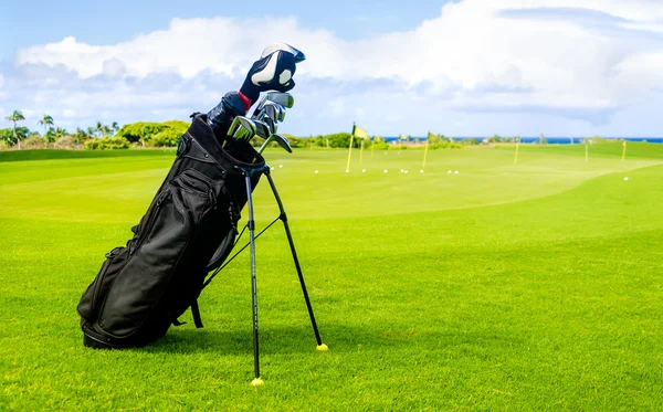 Clubs de golf fond — Photo