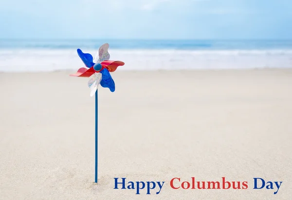 День Колумба фон с украшением — стоковое фото