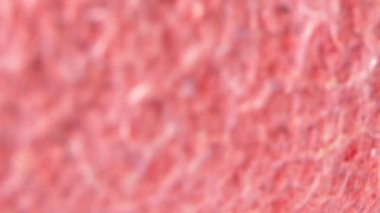 Kırmızı battaniyenin dokusunu kapat. Seçici odak.