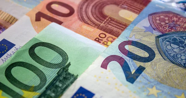 Banconote Euro Vicino — Foto Stock
