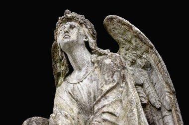 Melek gökyüzüne bakıyor