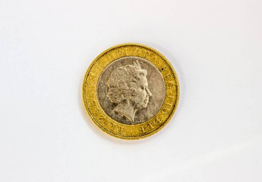 İngiliz sterlini. Sikkeyi kapat.