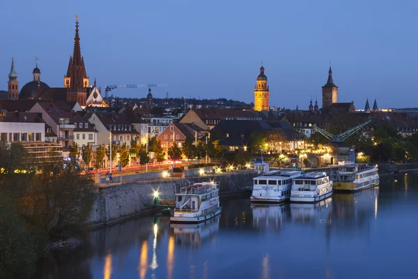 Würzburg natt Royaltyfria Stockbilder