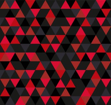 Renkli Asimetrik Üçgenlerden Yapılan Soyut Geometrik Desen Arkaplanı