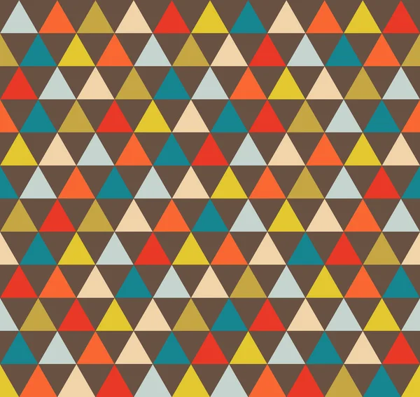 Fondo Patrón Geométrico Abstracto Con Triángulos Coloridos — Vector de stock