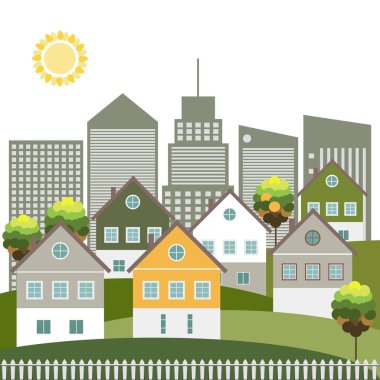 Modern Yeşil Şehir Konsepti