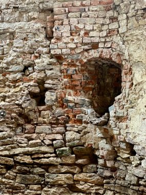 Czorsztyn 'deki kalenin kalıntıları.