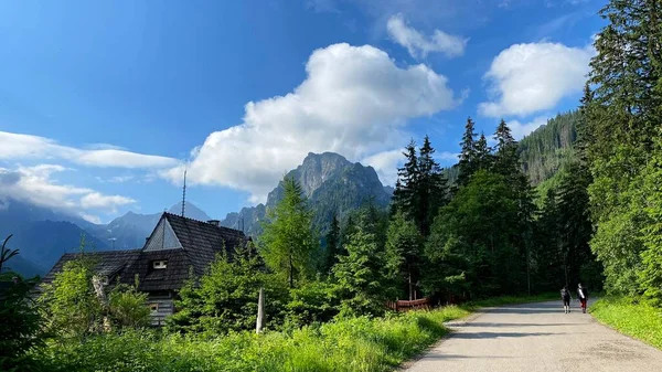 Tatras Poloneses Montanhas Altas Parque Nacional Tatra — Fotografia de Stock