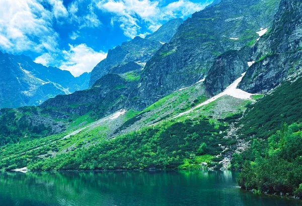 Polnische Tatra Morskie Oko See Polen — Stockfoto