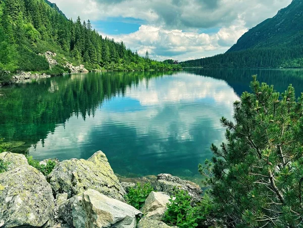 波兰塔特拉山 莫斯基奥科湖波兰 — 图库照片