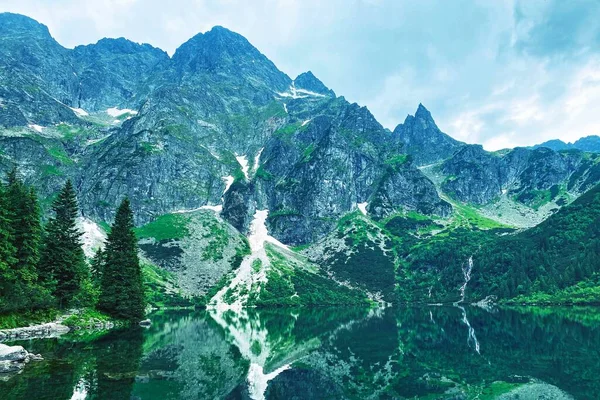 波兰塔特拉山 Morskie Oko — 图库照片