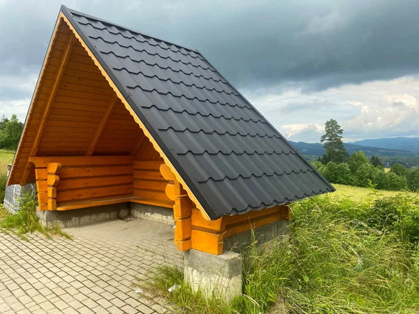 Een Prieel Poolse Bergen — Stockfoto