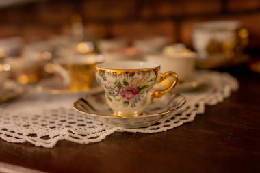 Masada çay seremonisi.