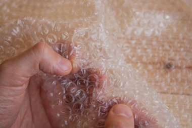 Kabarcık ambalajında kabarcıklar. Antidepresan.